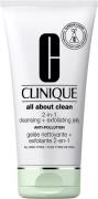 Clinique All About Clean 2in-1 Cleansing+Exfoliating Jelly 150 ml - Sc...