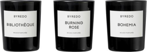 BYREDO Mini Candles Set 3 X70g Kvindeduft 210 G - Duftlys hos Magasin