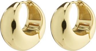 Pilgrim Ioanna Recycled Chunky Hoops Goldplated one size - Creoler hos...