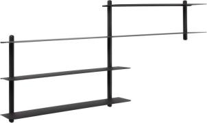 GEJST Nivo B Black Oak Black Sort Str Højde: 590 mm, bredde: 1180 mm -...