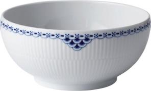 Royal Copenhagen Prinsesse Skål 18 CM Hvid Str 18 - Serveringsskåle ho...