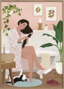 Poster & Frame Petra Holikova After a Bath Flerfarvet Str 30 x 40 cm -...