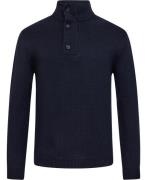 Manifattura Sweatshirt Mand Blå Turtlenecks Str L - Merino Uld hos Mag...