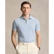 Polo Ralph Lauren Stretch Meshssl-psh Mand Vessel Blue/white Kortærmed...