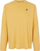 Kangol KG Harlem Longsleeve TEE Mand Orange Langærmede T-shirts Str L ...