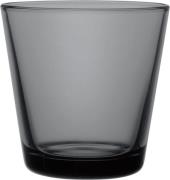 Iittala Kartio 21cl Drikkeglas Mørkegrå 2stk Mørkegrå - Vandglas hos M...