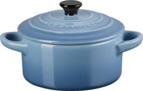 Le Creuset Mini Gryde 10 Chambray BK Chambray Str 10cm - Gryder hos Ma...