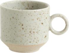 Nordal Grainy Espresso cup, Sand 0008 - Kopper Med Hank hos Magasin