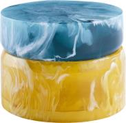 Jonathan Adler Mustique box, Small Yellow/turquoise - Opbevaringsglas ...