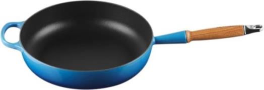 Le Creuset Stegepande M/træht 28cm Azure Blue Azure Blue Str 28cm - St...