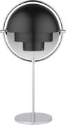 Gubi Multilite Table Lamp Semi Black / Chrome Str H: 50 x W: 27 x D: 2...