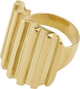 Pilgrim Laurel Recycled Ring Goldplated one size - Ringe hos Magasin