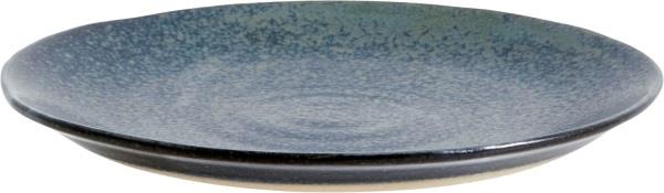 Nordal Grainy Saucer/cake Plate, Dark Blue 0008 - Middagstallerkener h...