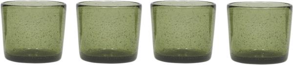 OYOY Living Design Kuki Glass Pack of 4 Green - Vandglas hos Magasin