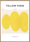 Poster & Frame Yellow Form Flerfarvet Str 30x40cm - Plakater hos Magas...