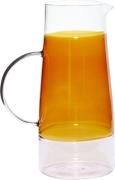 Hübsch Lemonade Jug Amber Rav/klar/lyserød Str ø10xh25cm - Kander hos ...