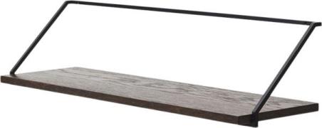 Audo Copenhagen Rail, Shelf, 92x25, Blk, St. Oak 0008 Str H: 21 cm, W:...