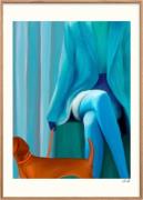 Poster & Frame Estelle Graf Blue Coat Flerfarvet Str 50x70cm - Plakate...