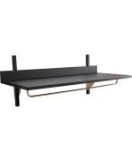 ferm LIVING Sector Rack Shelf Black Ash/brass Black Ash/brass Str H:34...