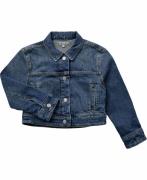 Tommy Hilfiger Denim Trucker Jacket Str 6 Denim - Streakyblue Overgang...