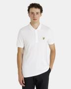 Lyle & Scott Plain Polo Shirt Mand 626 White Kortærmede Poloer Str L -...