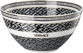 Versace Bowl 18cm, Signature Black, La Greca Flerfarvet Str 18,3x9,4x1...