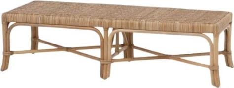 Bungalow Rattan Bench Natural 50x150cm Nature Str 50 x 150 x 42 cm - Ø...