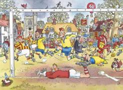 Wasgij puslespil Football Madness! - Puslespil hos Magasin