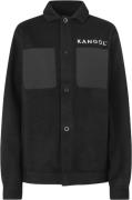 Kangol KG Greenwich Overshirt Mand Black Overshirts Str L - Bomuld hos...