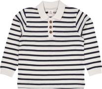 Copenhagen Colors Striped Pique Polo W. LS Str 128 - Navy/cream Strip ...