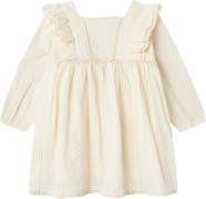 Lil' Atelier Nmfroso LS Dress LIL Str 92 - Turtledove Toppe hos Magasi...