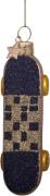 Vondels Ornament Glas Skate Board H9,5cm Skate Board - Juletræspynt Gl...