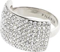 Pilgrim Aspen Recycled Crystal Ring Silverplated one size - Ringe hos ...