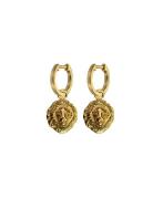 Hultquist Lions Head Earrings Length: 2.2 cm - Creoler hos Magasin