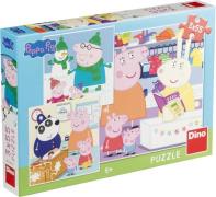 Gurli Gris 3x55 BR Peppa PIG Pusle - Puslespil hos Magasin