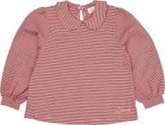 Copenhagen Colors Striped Blouse W. Collar LS Str 128 - Red/cream Stri...