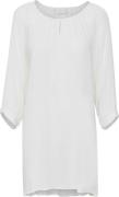 Kaffe Amber Tunic Kvinde Chalk Tunikaer Regular Fit Str 40 - hos Magas...