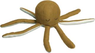 Fabelab Rattle Octopus - Ochre / Beach Grass One Size - Bamser hos Mag...