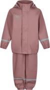 Color Kids Rain Set Solid PU Str 128 - Ash Rose Regntøj hos Magasin