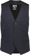 Lindbergh Mens Waistcoat for Suit Mand Blå Veste Str 46 - hos Magasin