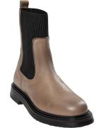 Pavement Friia Kvinde Taupe Chelsea Boots Str 40 - Læder hos Magasin