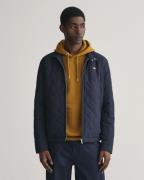 Gant Quilted Windcheater Mand Evening Blue Termojakker Str L - hos Mag...