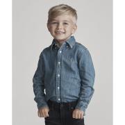 Polo Ralph Lauren Cotton Denim Shirt Str 5 / 5 år Denim - 2zx8 Skjorte...