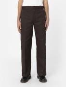 Dickies Double Knee REC Dark Brown Mand Dark Brown Casual Bukser Str W...