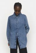 Soft Rebels Srkeira Shirt Kvinde Dark Blue Denim Denimskjorter Str L -...