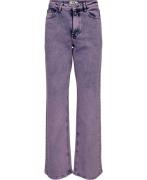 Magasin Angel 2O Kvinde Dewberry Acid Dye Straight Jeans Str L Bomuld