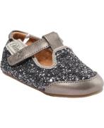 Sofie Schnoor Baby Glitter Shoe 1 Grå Hjemmesko Str 22 - hos Magasin