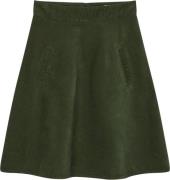 Mads Nørgaard - Copenhagen Mini Cord Stelly Skirt Kvinde Grøn Korte Ne...