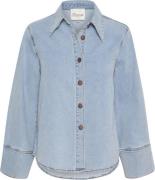 My Essential Wardrobe Laramw 115 Sofia Shirt Kvinde Light Blue Wash De...