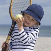 Petit Crabe Frey Sun hat, Blue 2-8 år - Solhatte hos Magasin